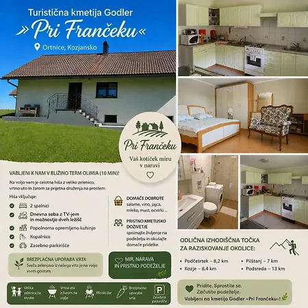 Francek House Podcetrtek Ferienhaus *